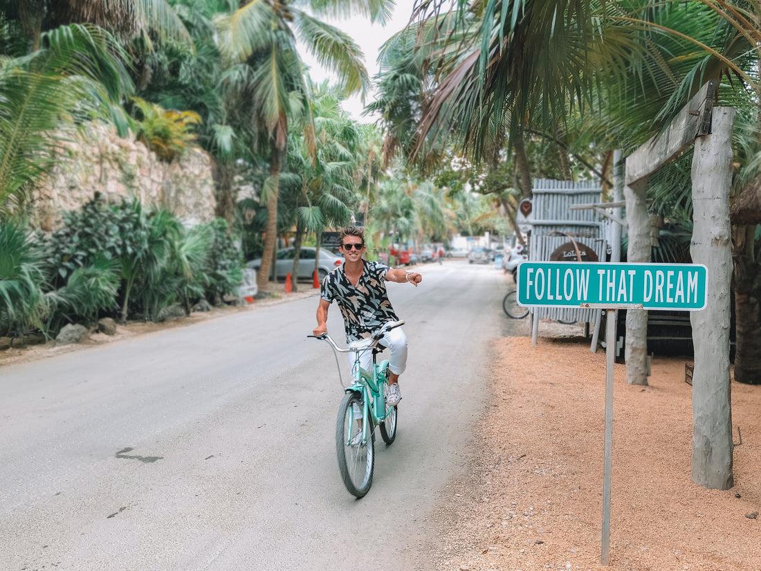 man enjoying his freedom in an East-Asian country because he's a digital nomad who can work remotely