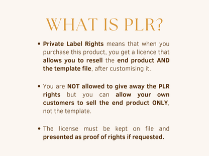 PLR Brand Board Templates Kit with Logos