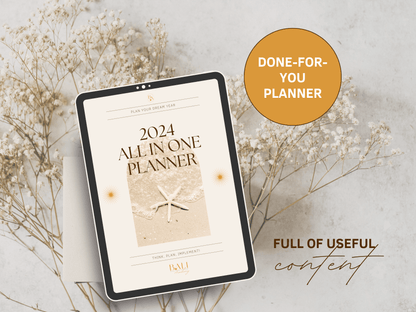 2024 planner for GoodNotes with commercial use