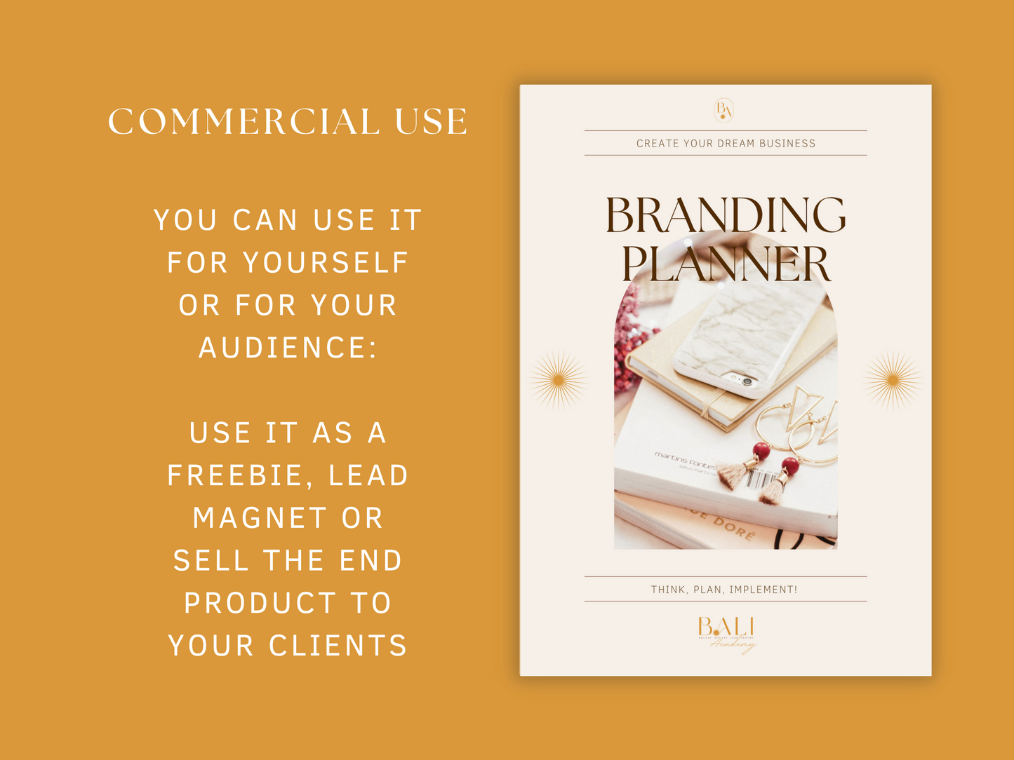 Branding planner template editable in Canva