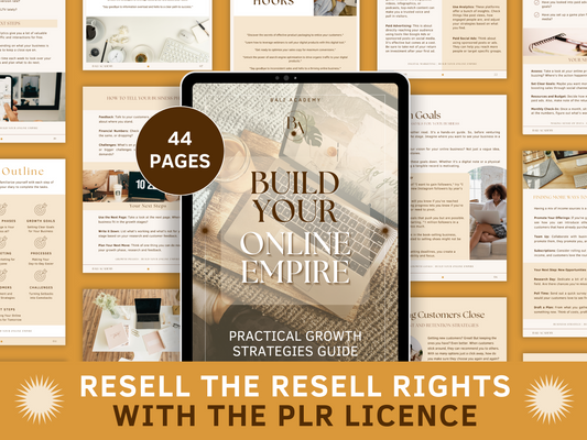 Build Your Online Empire PLR eBook