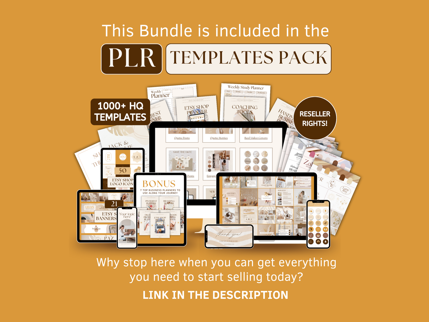 PLR Brand Board Templates Kit with Logos