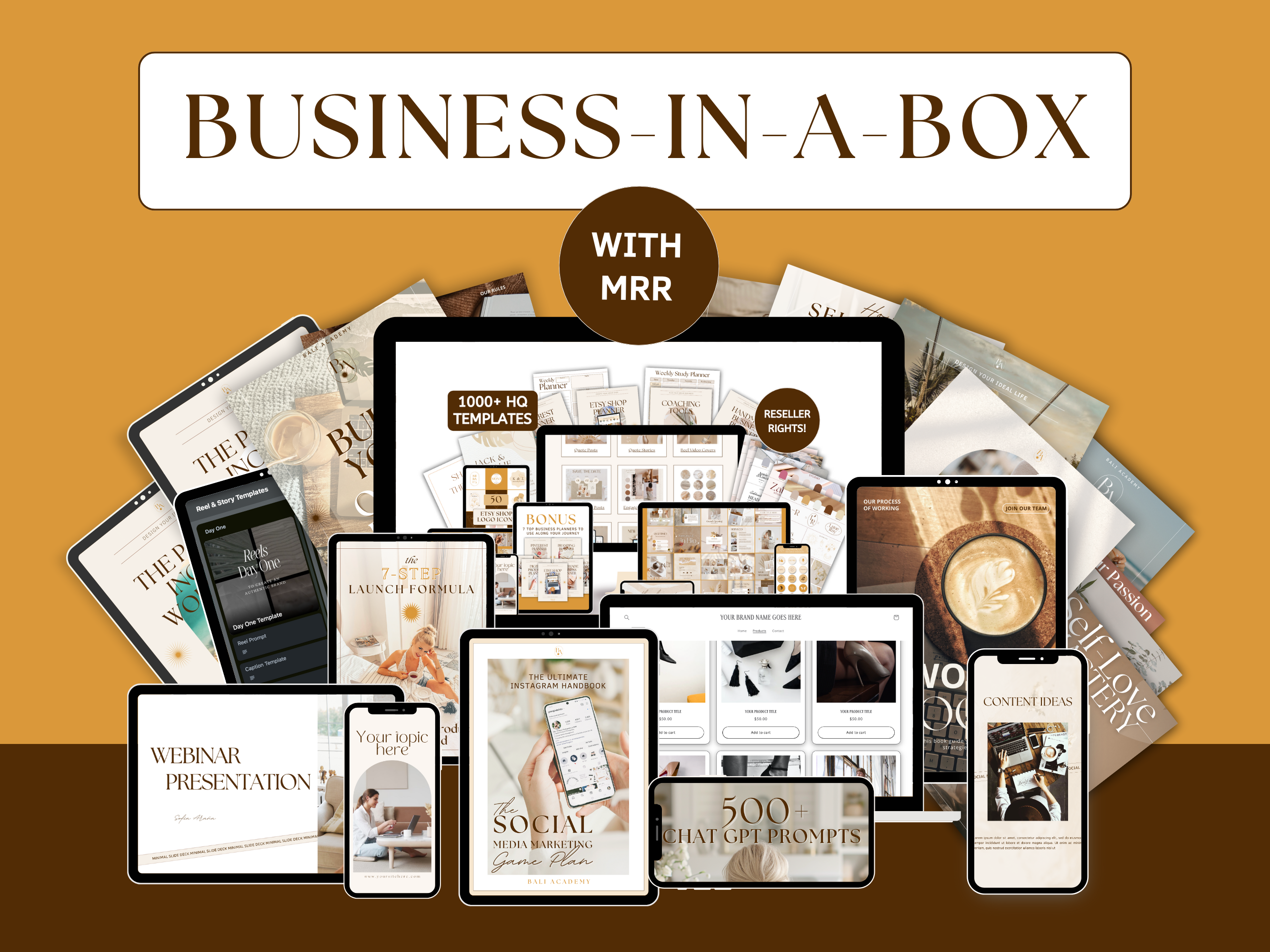 Digital Product Business-in-a-Box with MRR