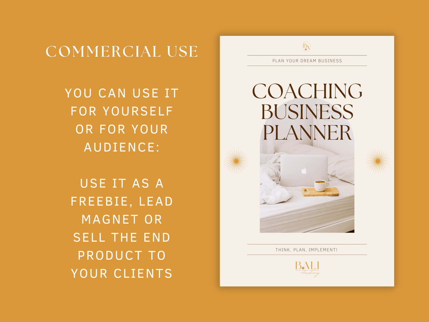 Coaching Business Planner Commercial Use