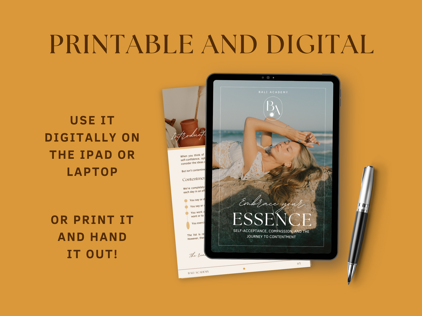 Embrace Your Essence PLR eBook & Workbook