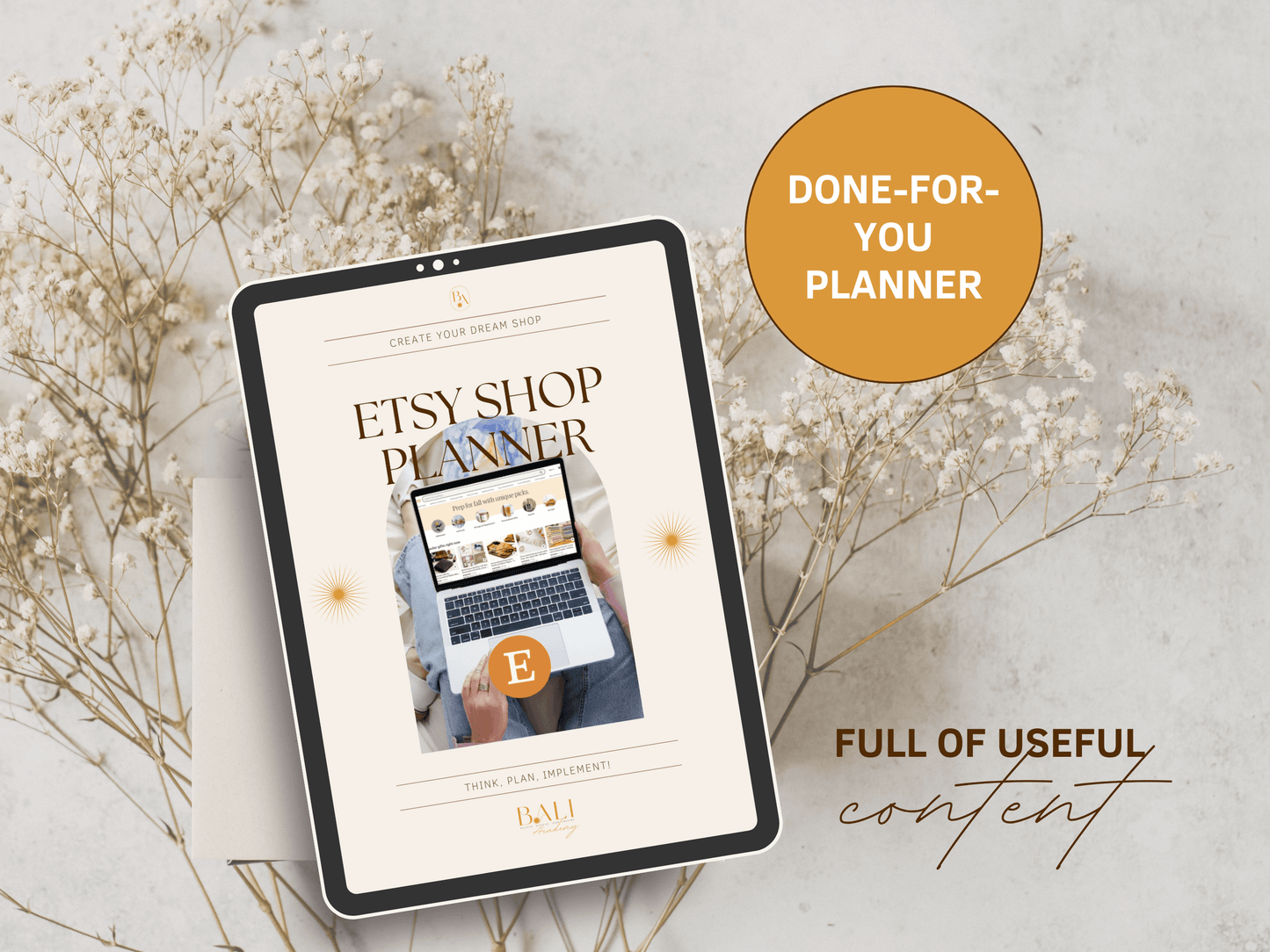 Etsy Seller Shop Planner with Resell Rights