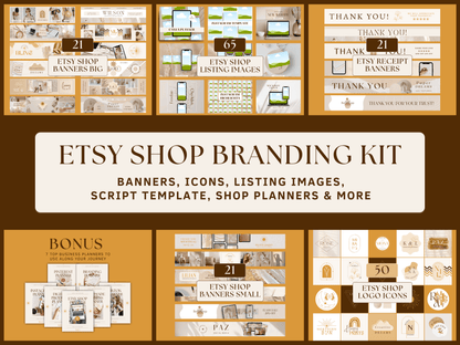 Etsy Shop Setup and Branding Kit