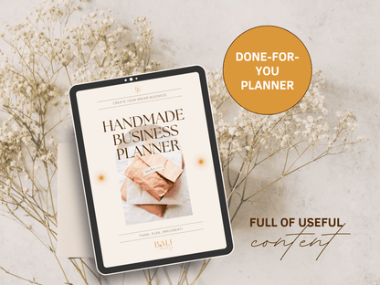 Handmade Business Planner Resell Rights