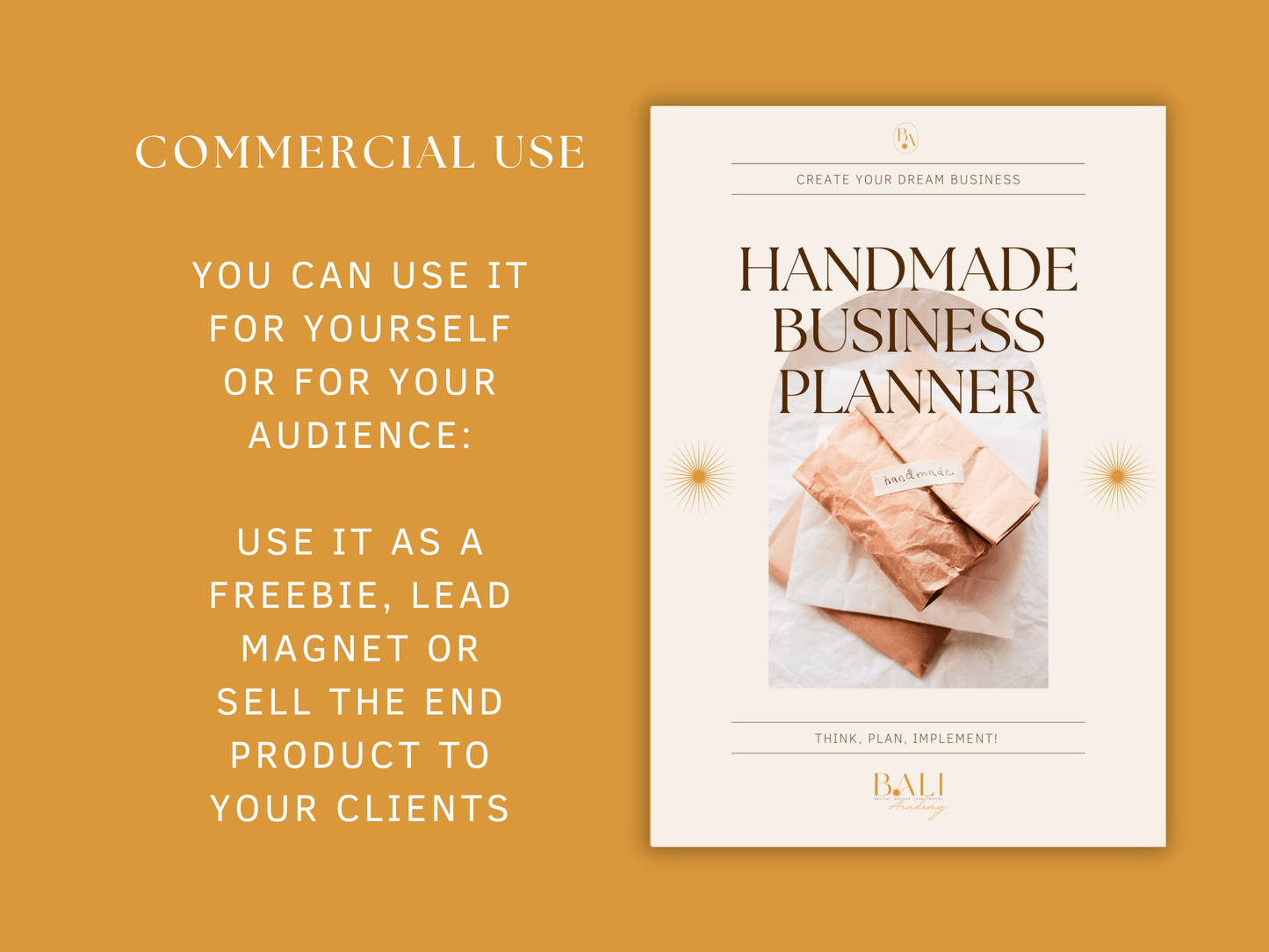 Handmade Business Planner Resell Rights