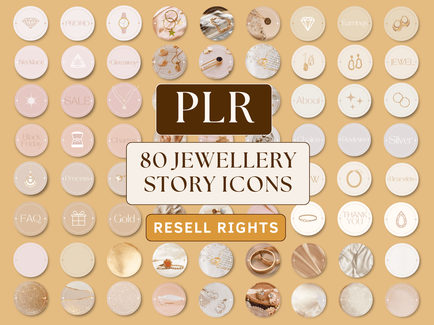 PLR Instagram Story Icons Jewellery