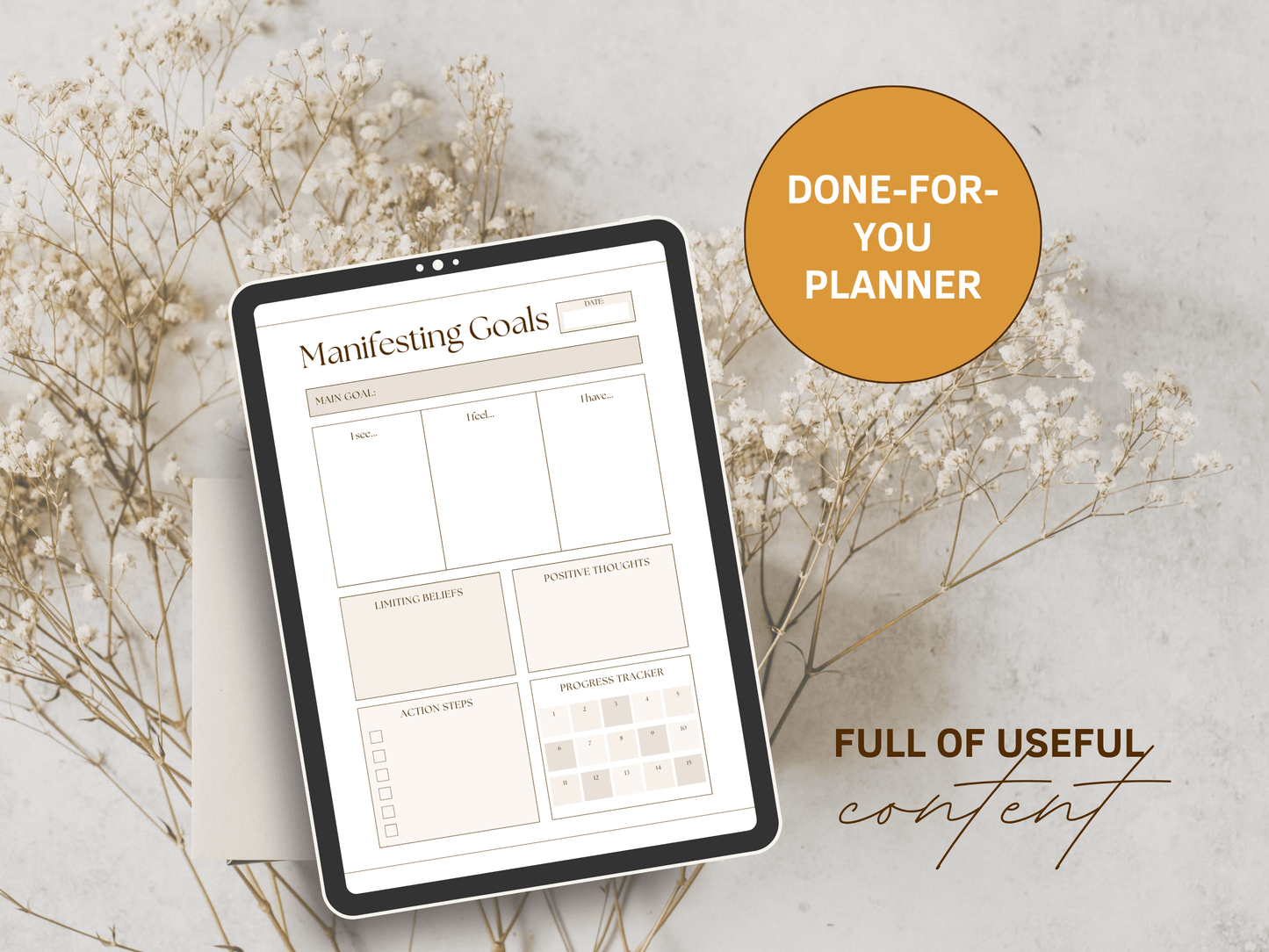 PLR planner template - The Planner Lab