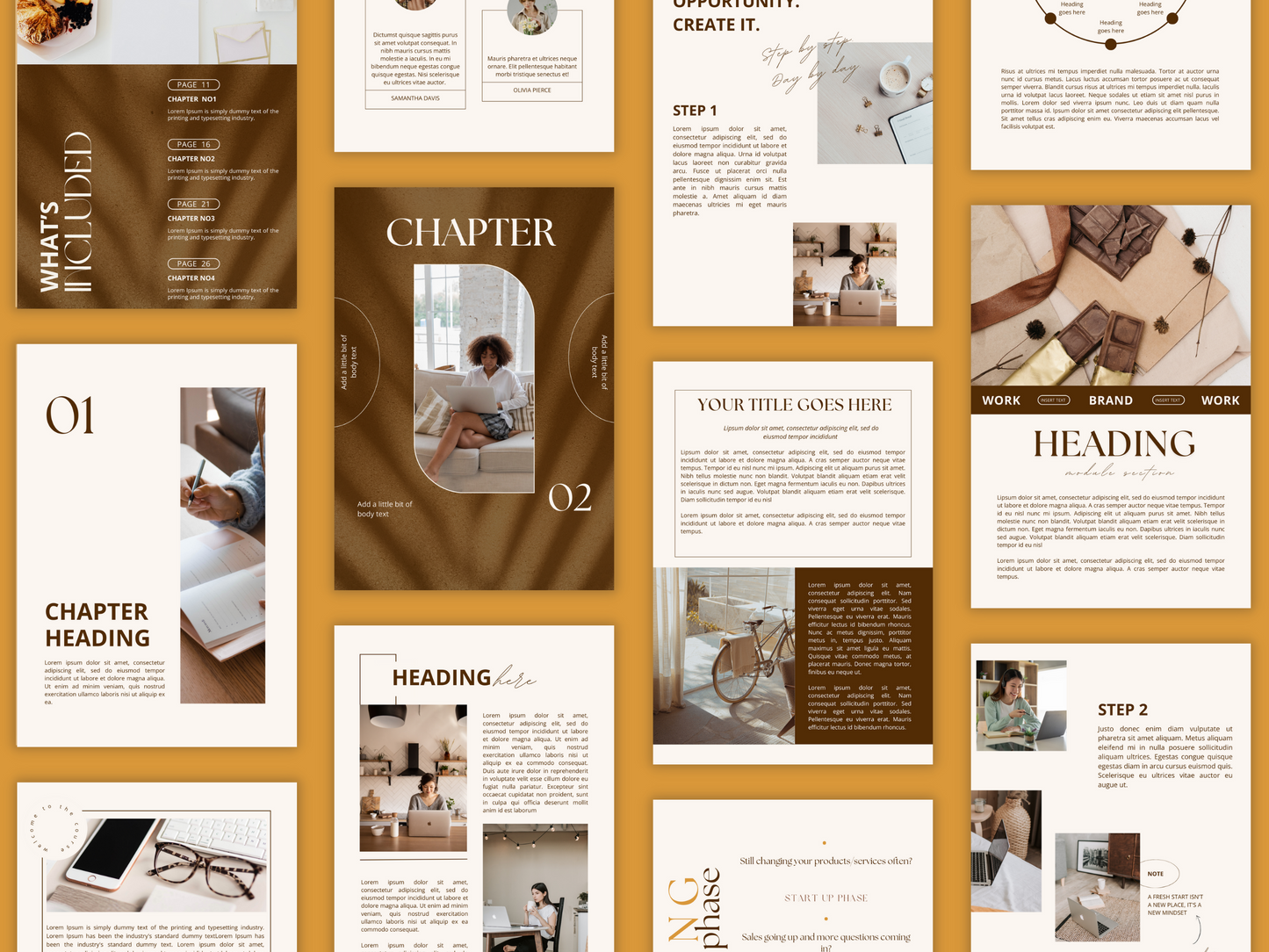 eBook Template PLR for resell, Editable in Canva, Workbook pages included