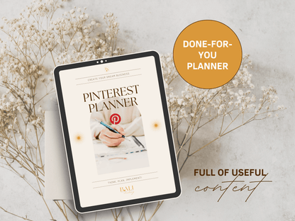 Pinterest Digital Planner for Resell