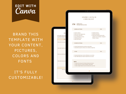 Shopify Planner Template Commercial Use