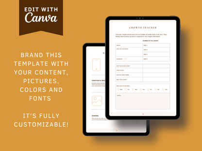 TikTok content planner template