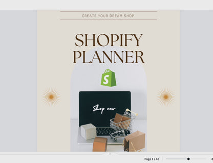 Shopify Planner Template Commercial Use