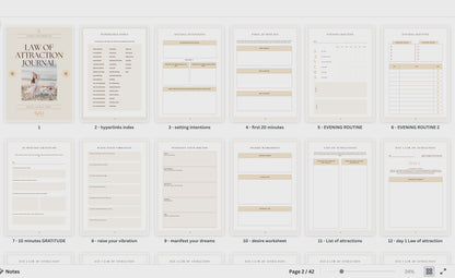 Law of Attraction Journal for Resell